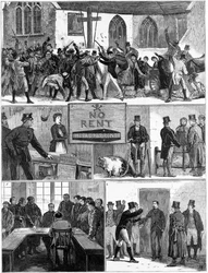 Die Bedingungen in Irland, Illustration aus 